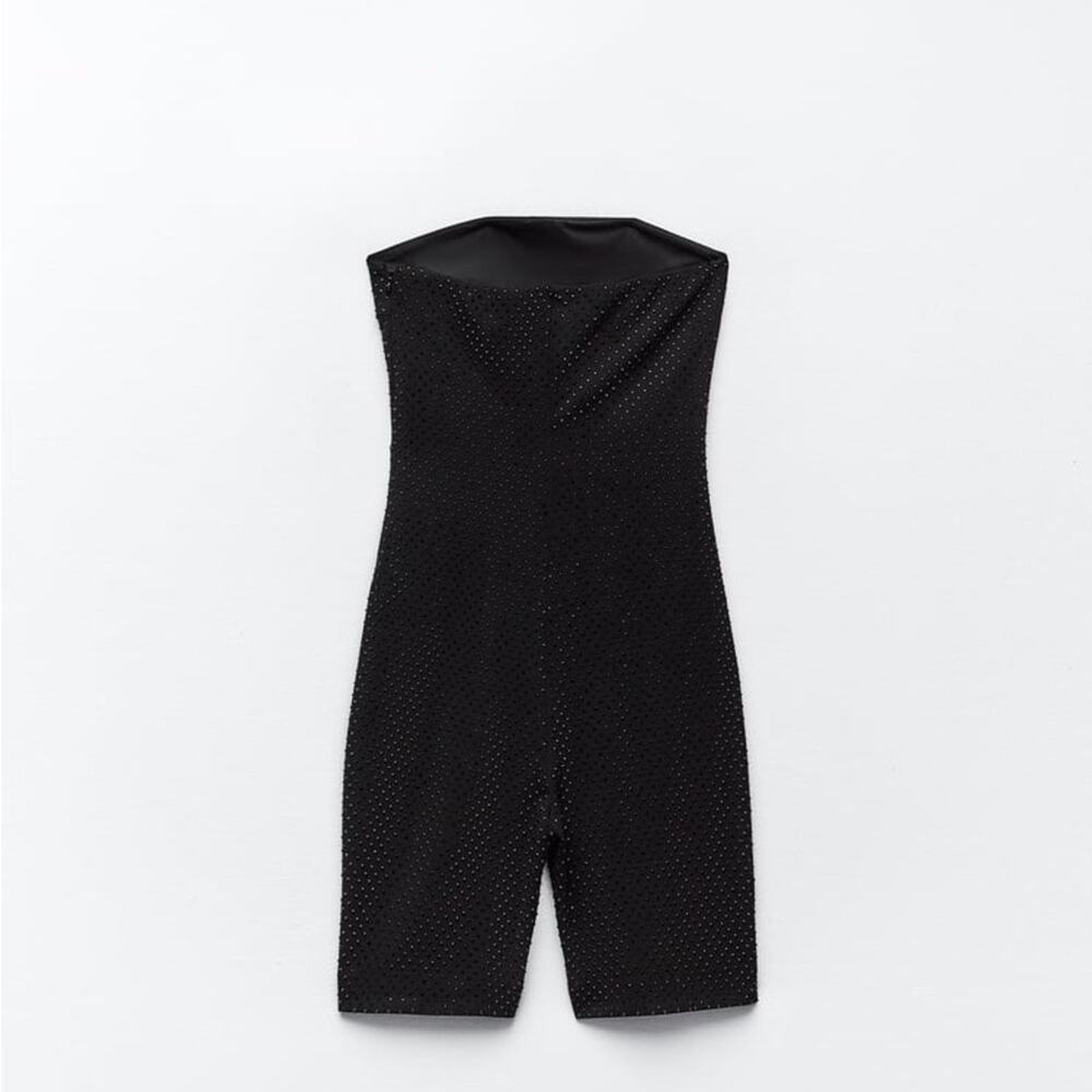 ZARA SHORT SPARKLY JUMPSUIT - Picture 10 of 11